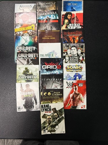 Playstation manual lot - 3,